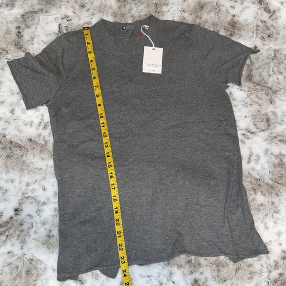 🆕 2/$60 NWT N:Philanthropy | Graves Lace Back Short Sleeve Sweater | Silk Blend - Picture 15 of 16